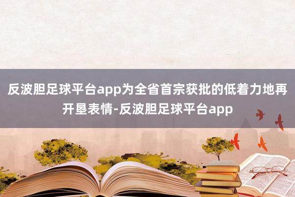 反波胆足球平台app为全省首宗获批的低着力地再开垦表情-反波胆足球平台app