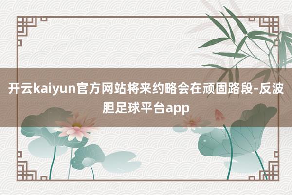 开云kaiyun官方网站将来约略会在顽固路段-反波胆足球平台app